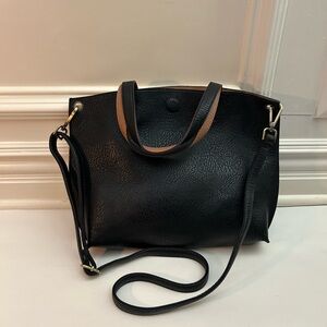 REVERSIBLE Black/Brown Tote or Purse